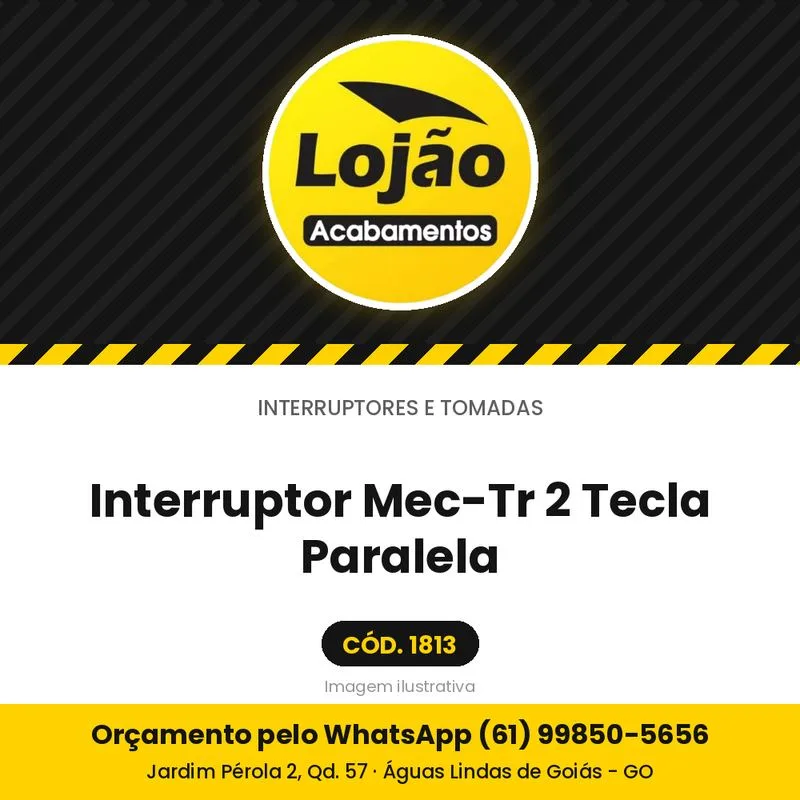 Interruptor Mec-Tr 2 Tecla Paralela