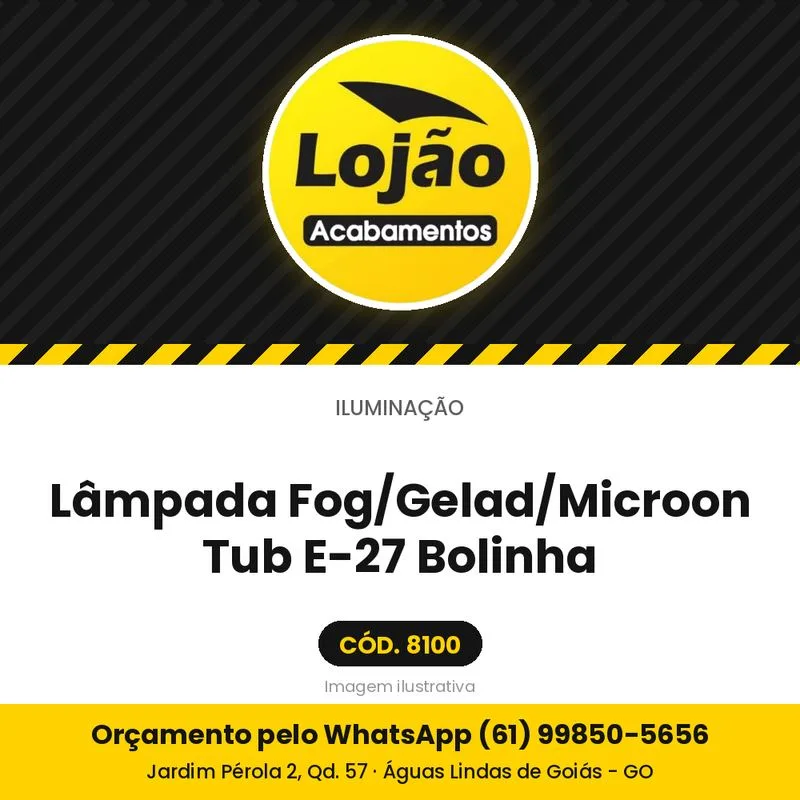 Lâmpada Fog/Gelad/Microon Tub E-27 Bolinha