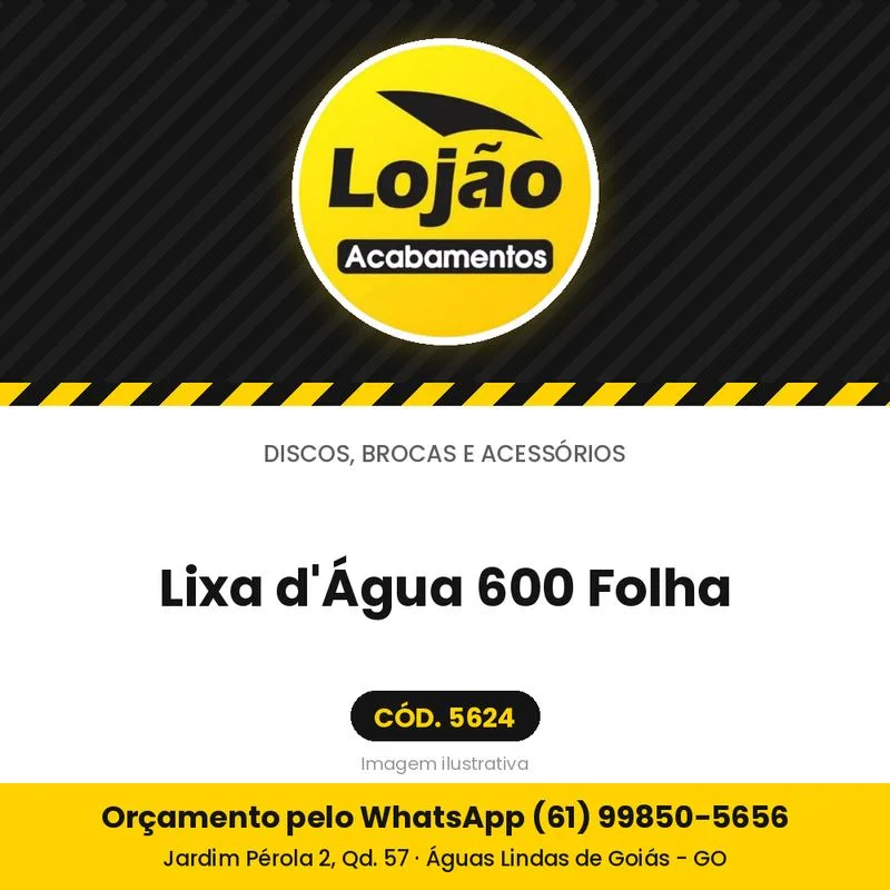 Lixa d'Água 600 Folha