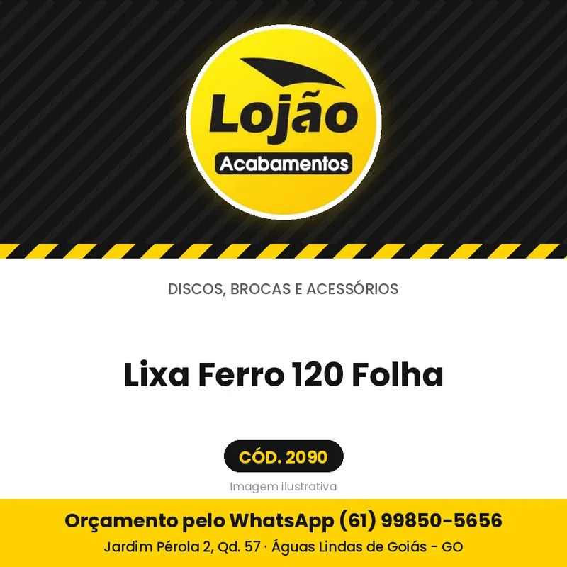Lixa Ferro 120 Folha