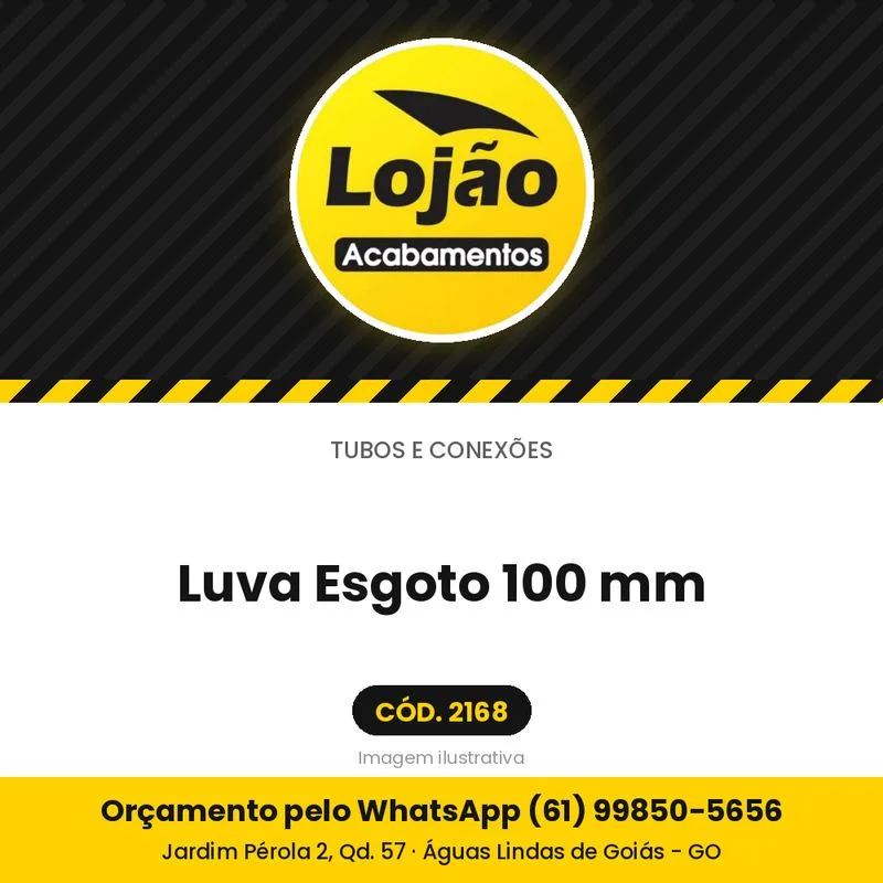 Luva Esgoto 100 mm