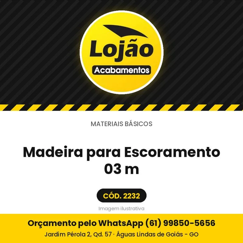 Madeira para Escoramento 03 m