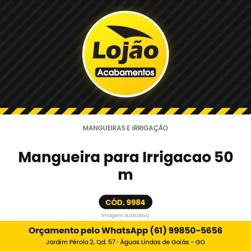 Mangueira para Irrigacao 50 m