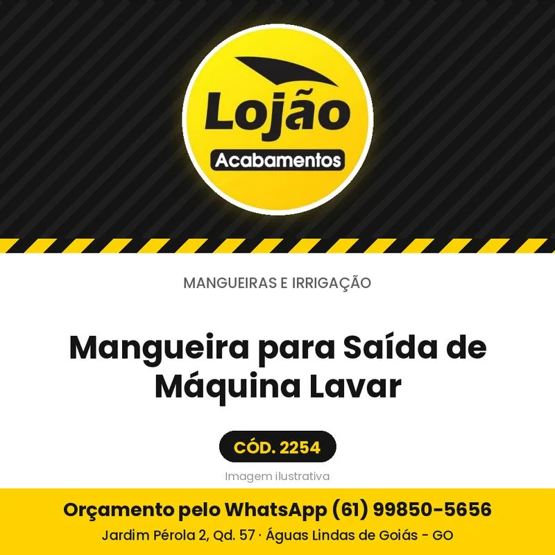 Mangueira para Saída de Máquina Lavar