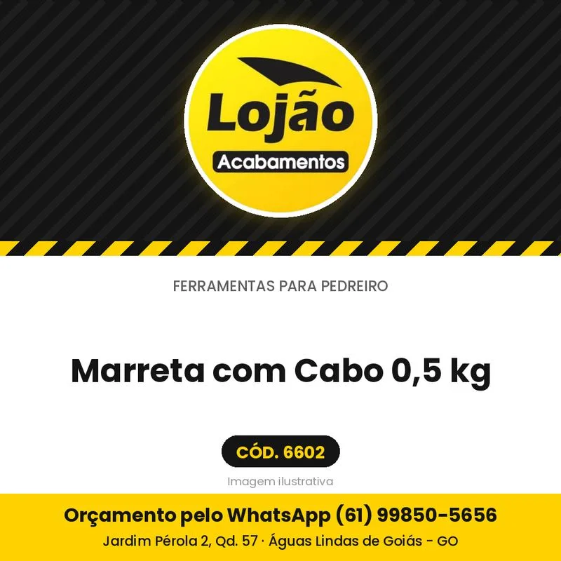 Marreta com Cabo 0,5 kg