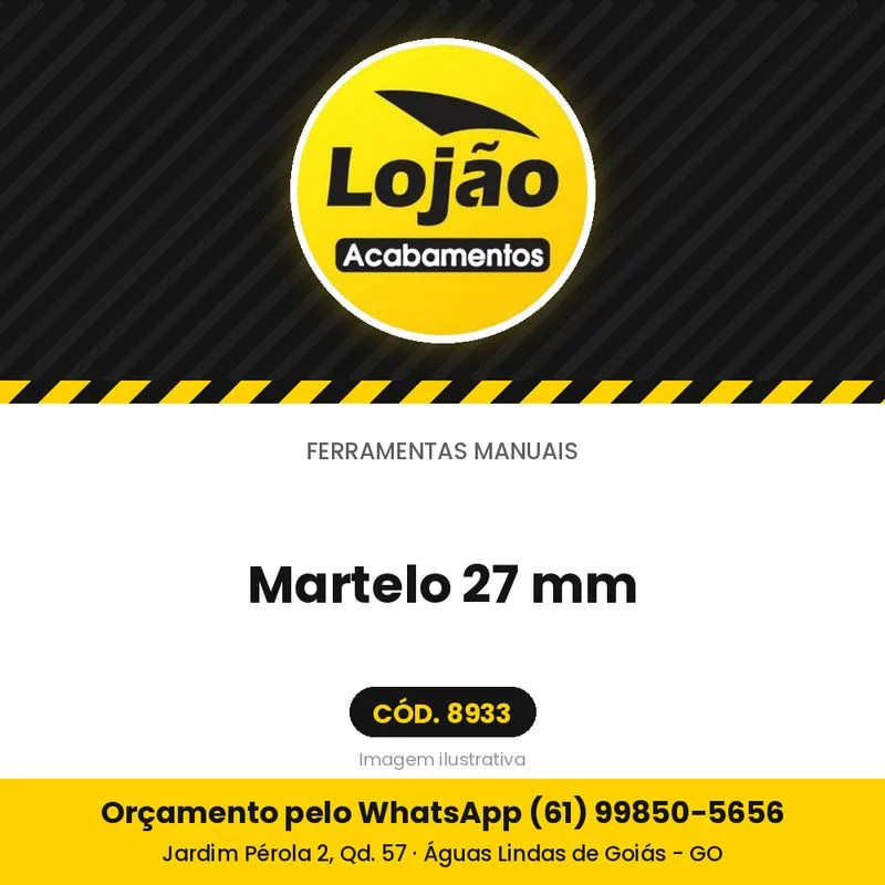 Martelo 27 mm
