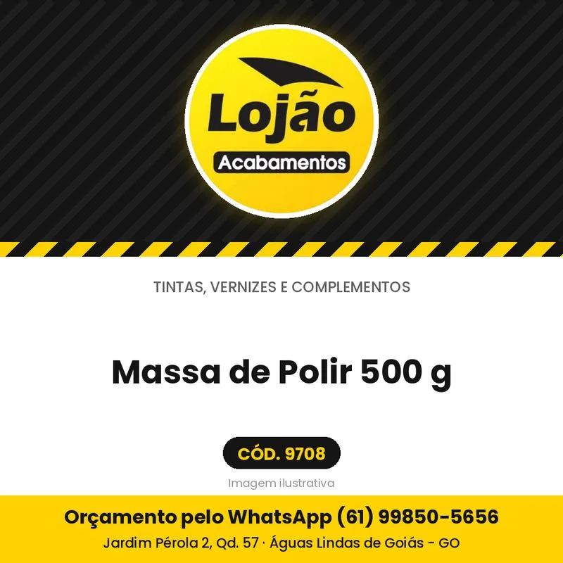 Massa de Polir 500 g