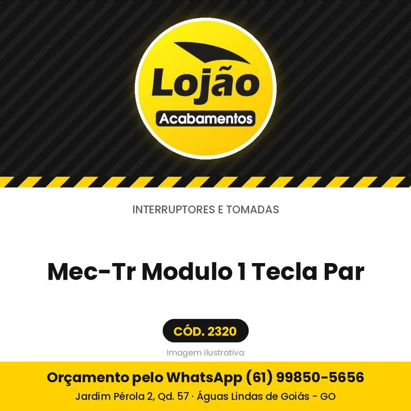 Mec-Tr Modulo 1 Tecla Par