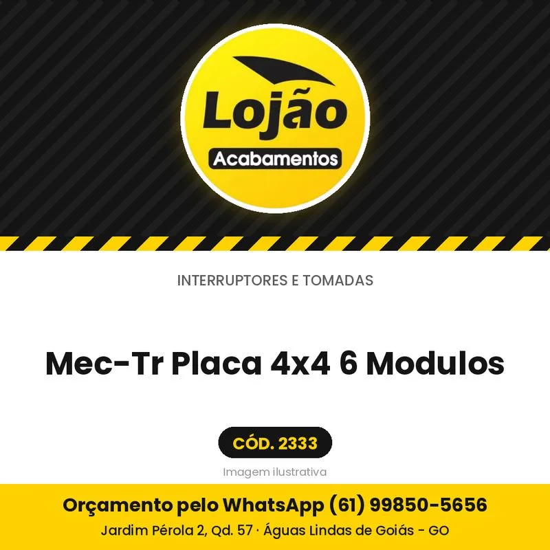 Mec-Tr Placa 4x4 6 Modulos