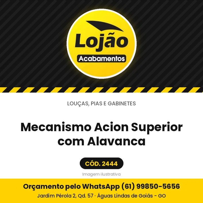 Mecanismo Acion Superior com Alavanca