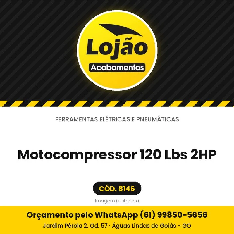 Motocompressor 120 Lbs 2HP