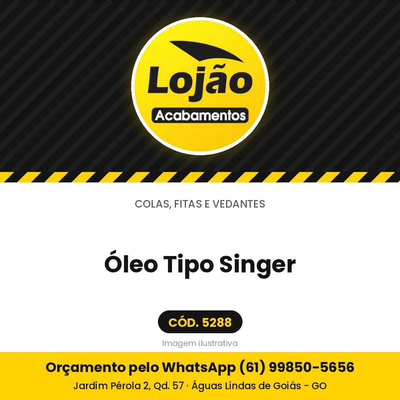 Óleo Tipo Singer