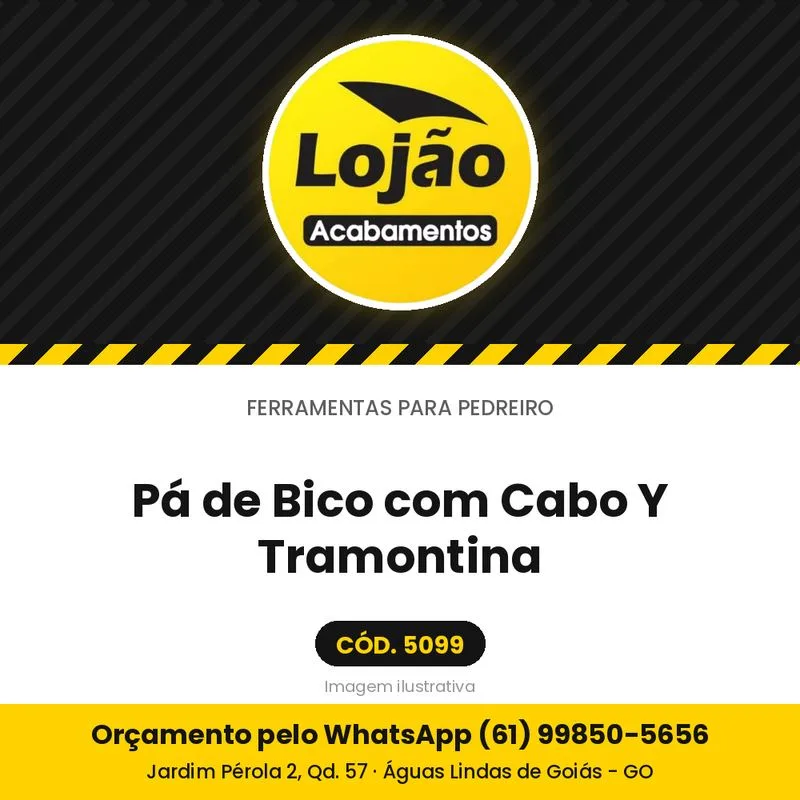 Pá de Bico com Cabo Y Tramontina