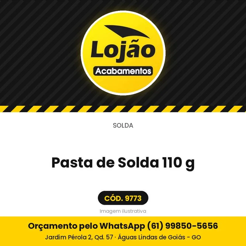 Pasta de Solda 110 g