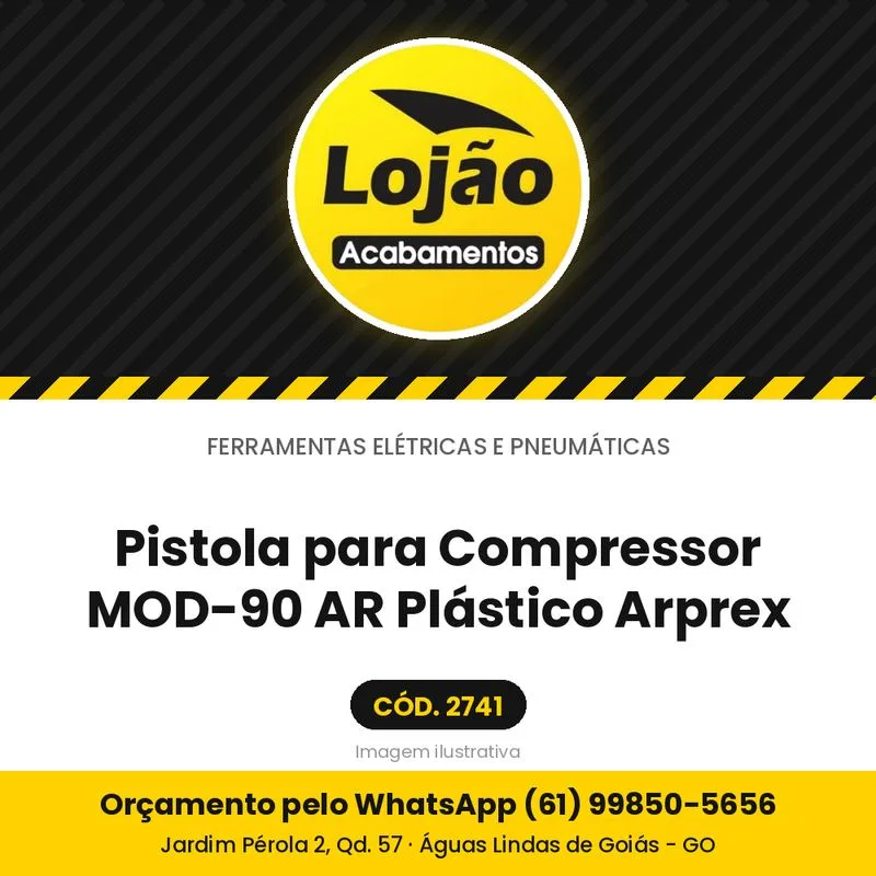 Pistola para Compressor MOD-90 AR Plástico Arprex