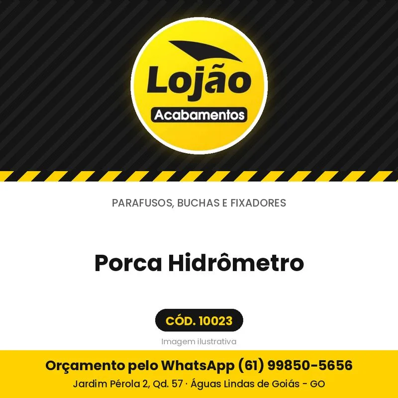 Porca Hidrômetro