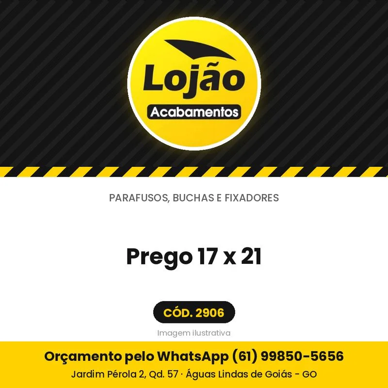 Prego 17 x 21