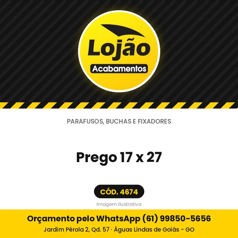 Prego 17 x 27