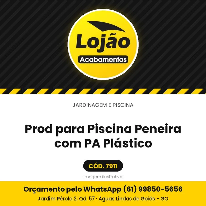 Prod para Piscina Peneira com PA Plástico
