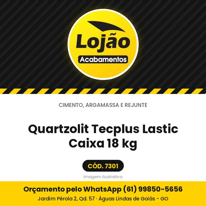 Quartzolit Tecplus Lastic Caixa 18 kg