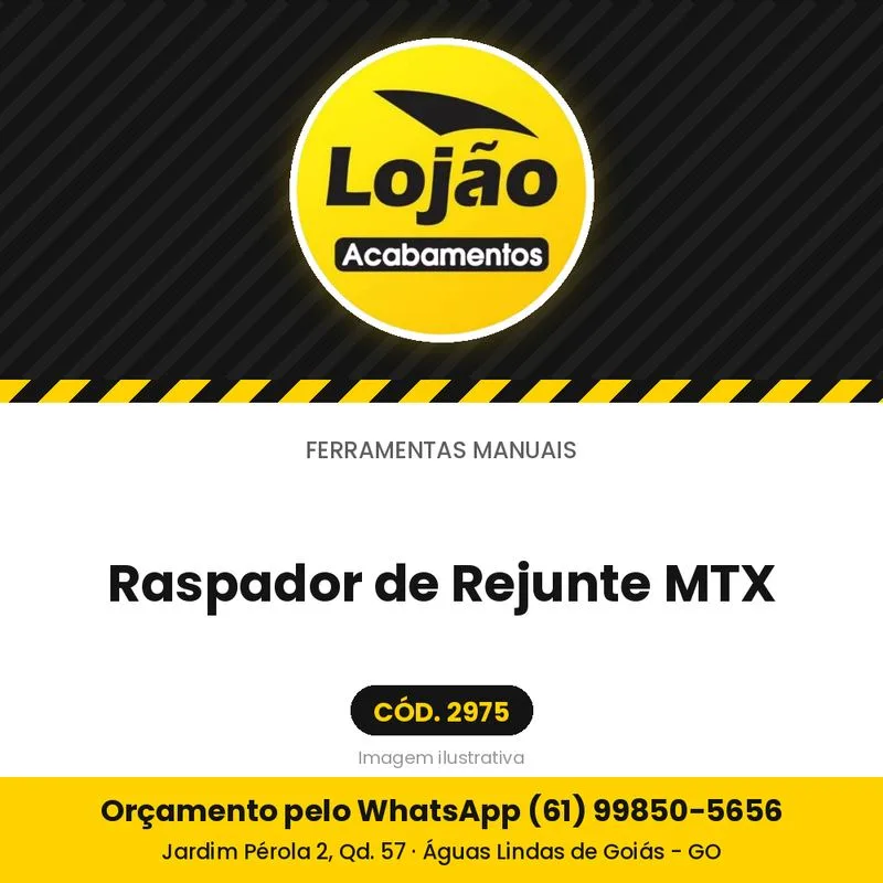 Raspador de Rejunte MTX