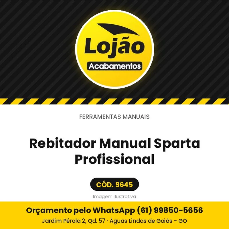 Rebitador Manual Sparta Profissional