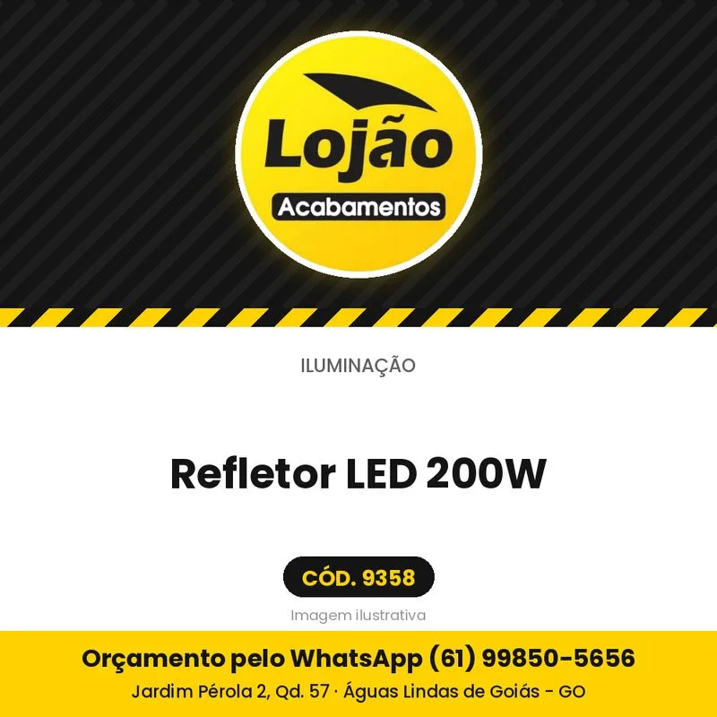 Refletor LED 200W