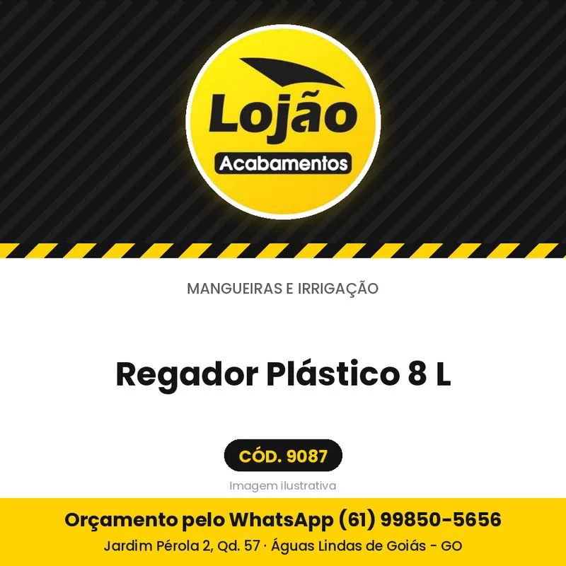 Regador Plástico 8 L