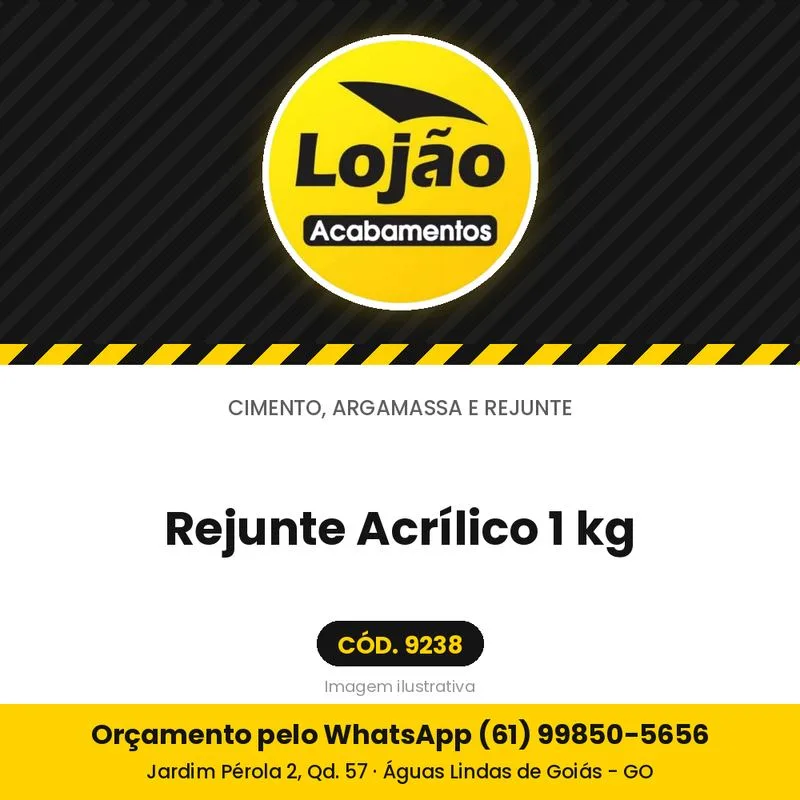 Rejunte Acrílico 1 kg