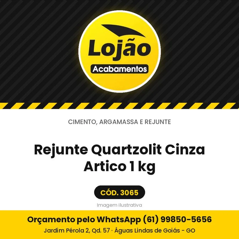 Rejunte Quartzolit Cinza Artico 1 kg