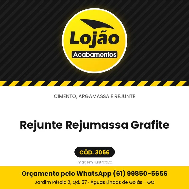 Rejunte Rejumassa Grafite