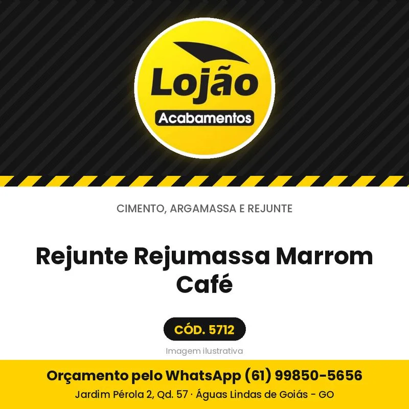 Rejunte Rejumassa Marrom Café