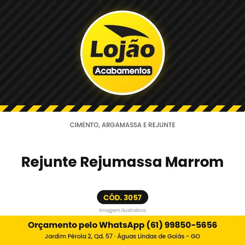 Rejunte Rejumassa Marrom