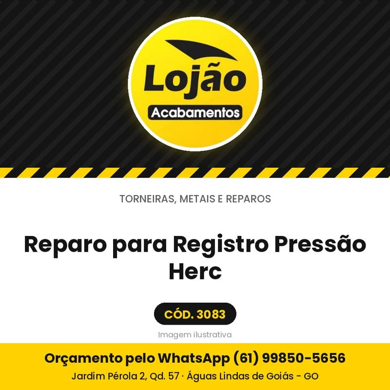 Reparo para Registro Pressão Herc