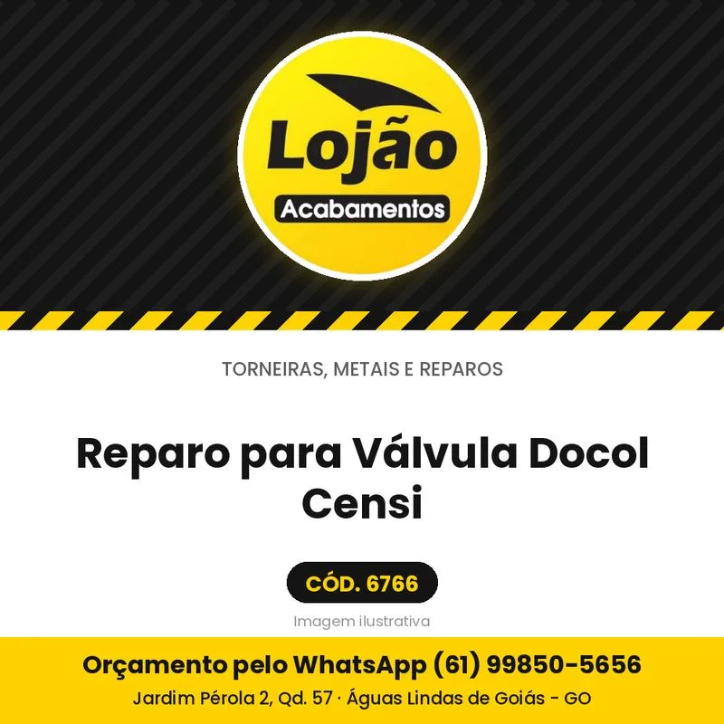 Reparo para Válvula Docol Censi