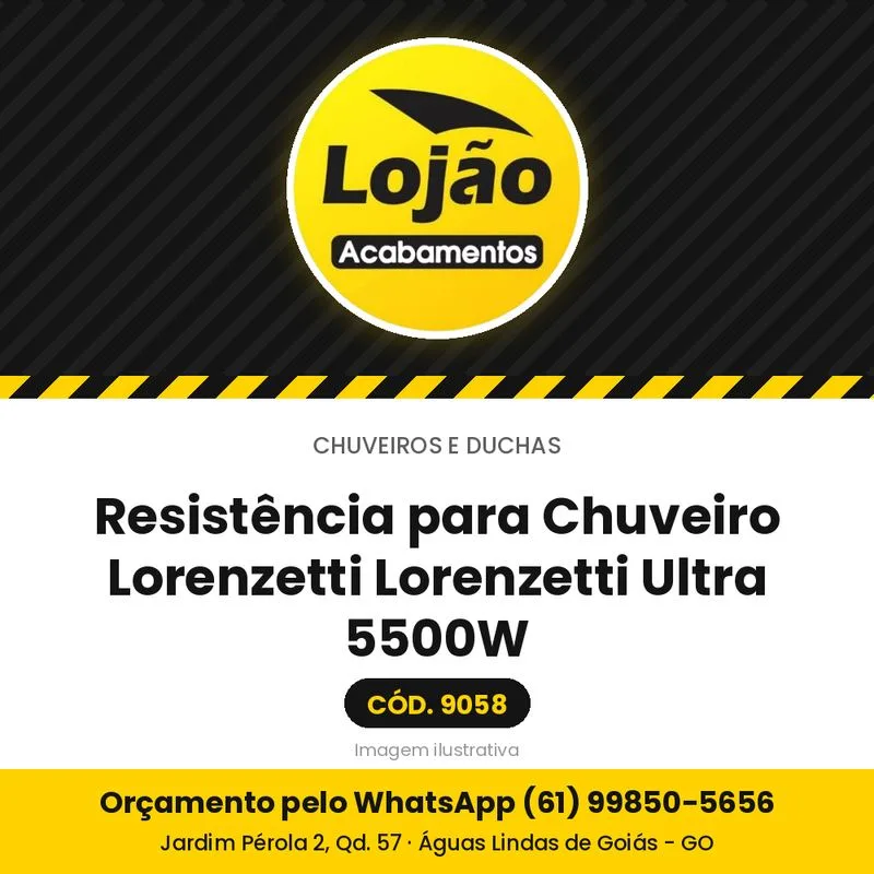 Resistência para Chuveiro Lorenzetti Lorenzetti Ultra 5500W