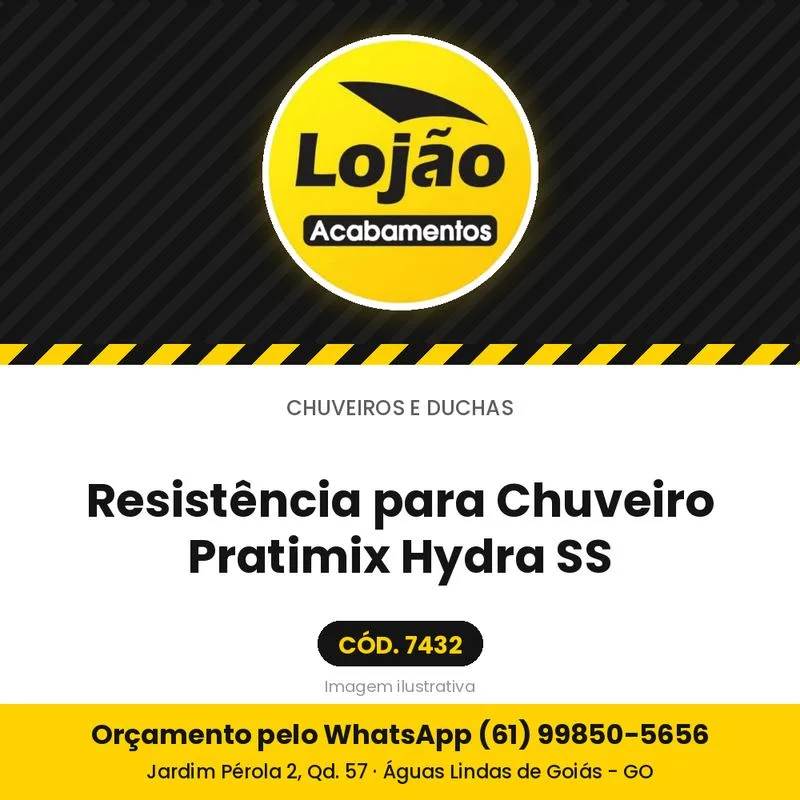 Resistência para Chuveiro Pratimix Hydra SS