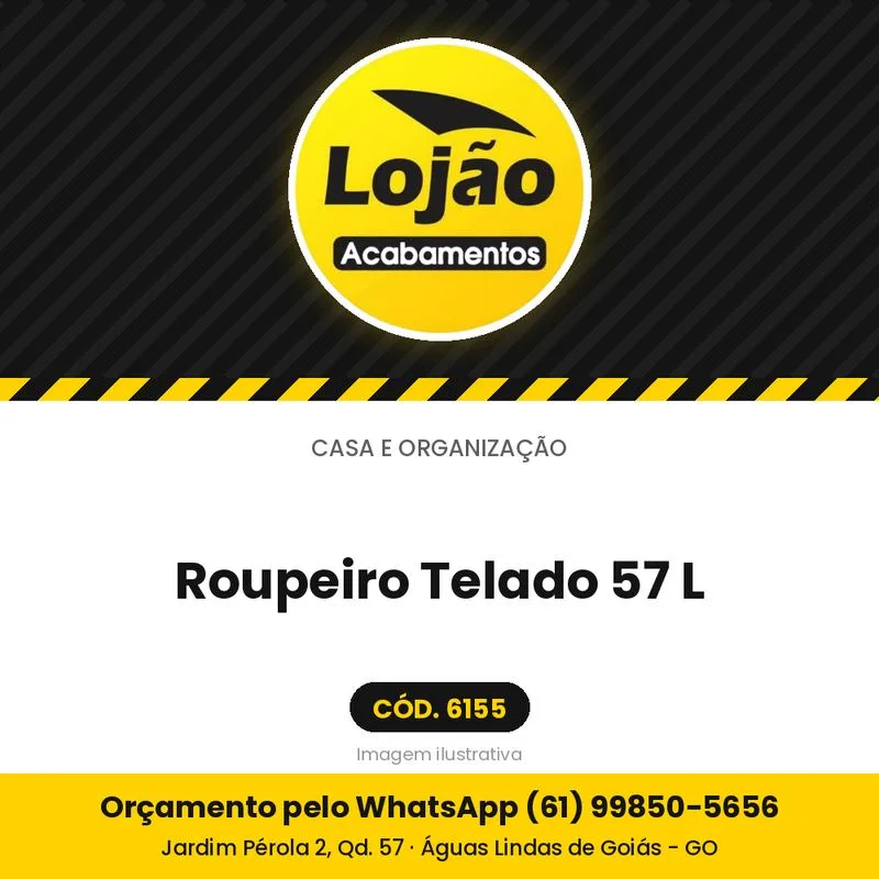 Roupeiro Telado 57 L