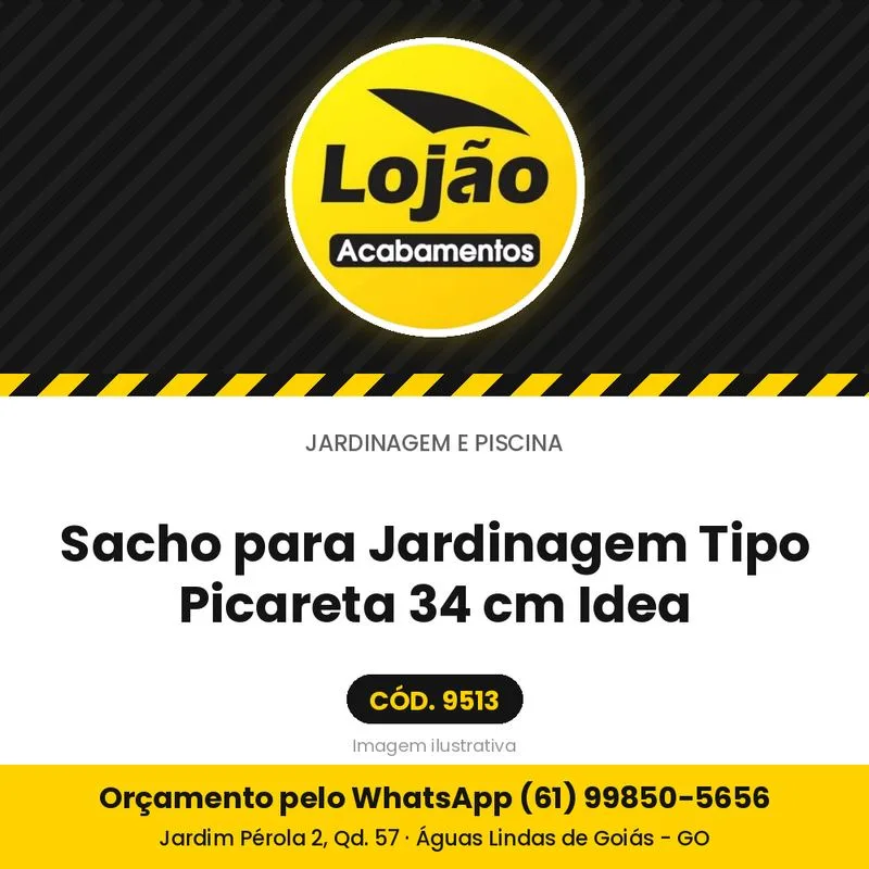 Sacho para Jardinagem Tipo Picareta 34 cm Idea