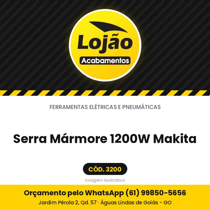 Serra Mármore 1200W Makita