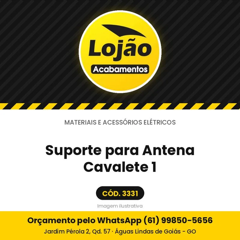 Suporte para Antena Cavalete 1