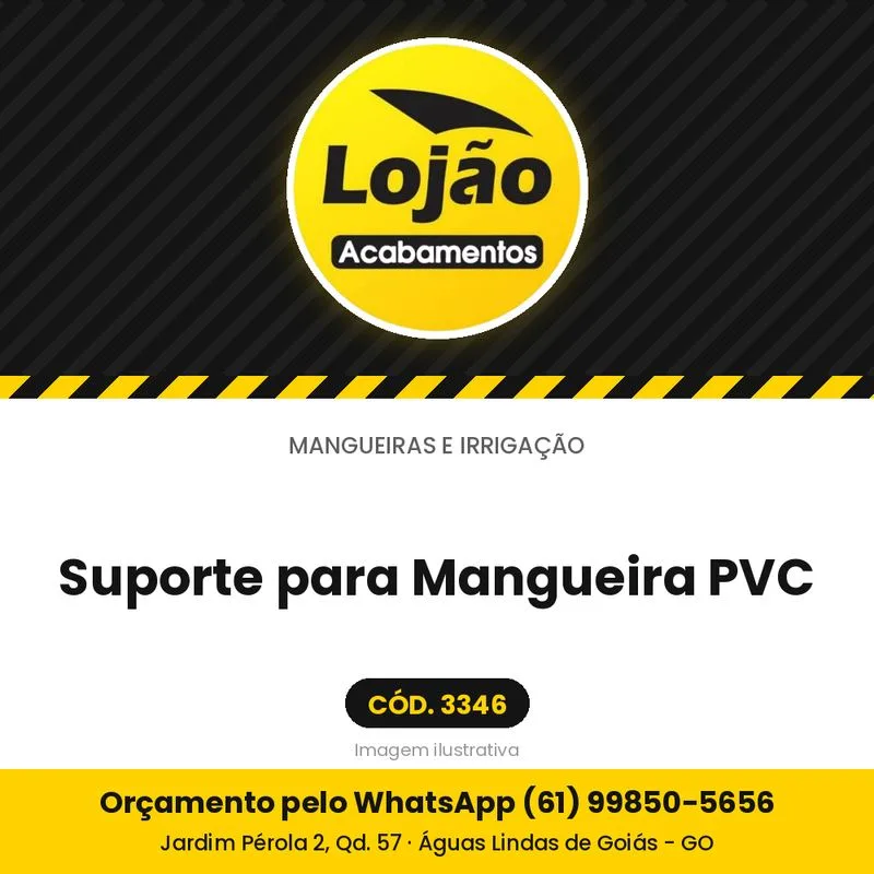 Suporte para Mangueira PVC