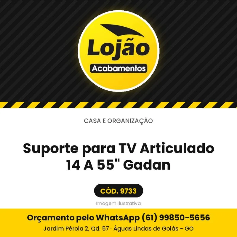 Suporte para TV Articulado 14 A 55" Gadan