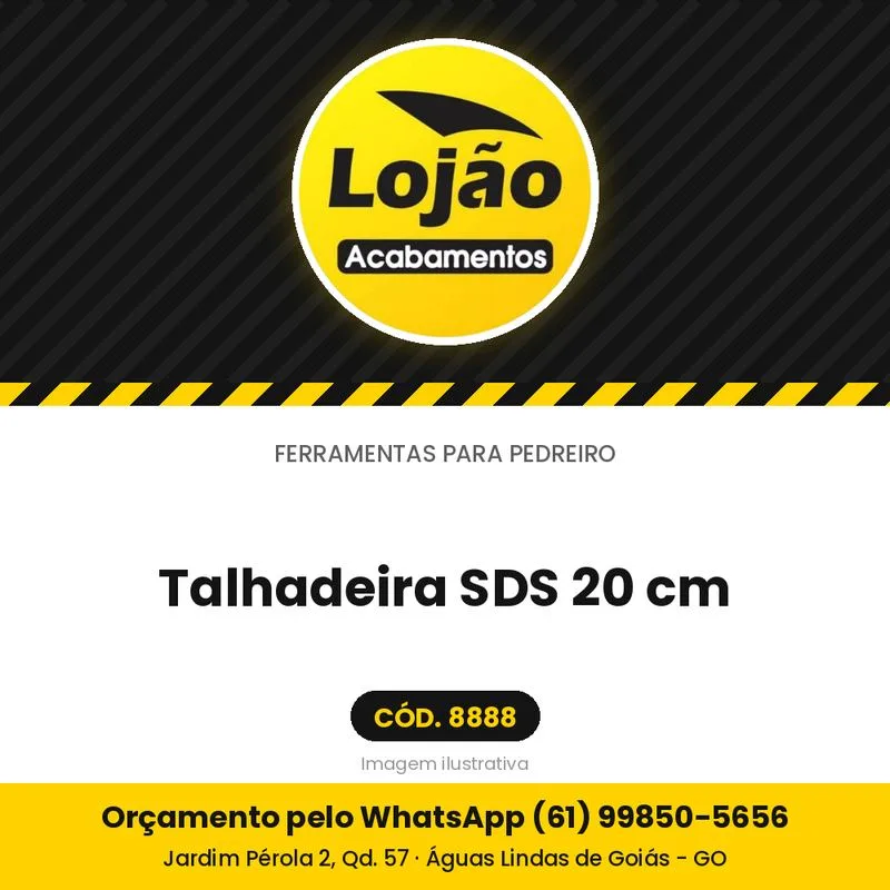 Talhadeira SDS 20 cm