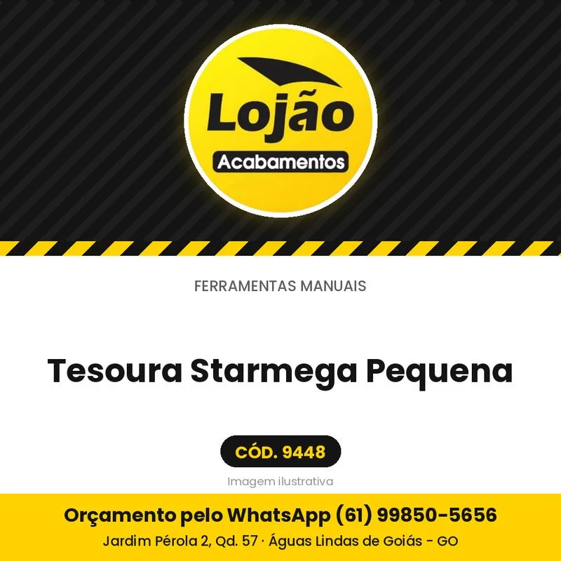 Tesoura Starmega Pequena