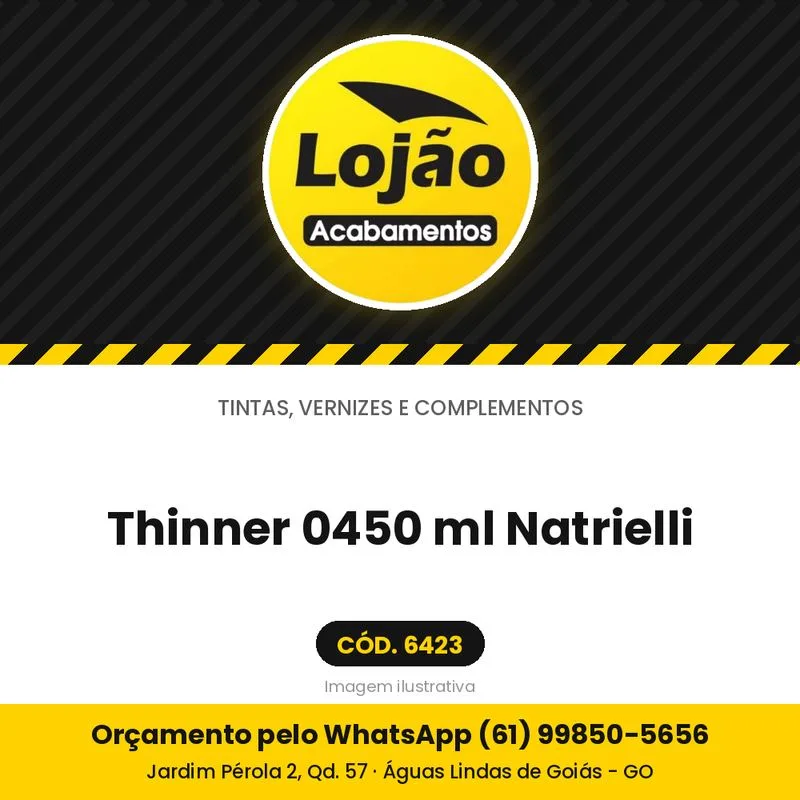 Thinner 0450 ml Natrielli