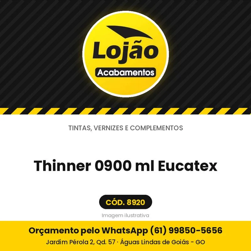 Thinner 0900 ml Eucatex