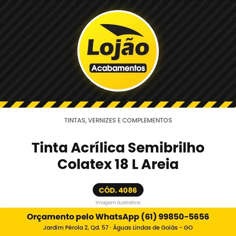 Tinta Acrílica Semibrilho Colatex 18 L Areia