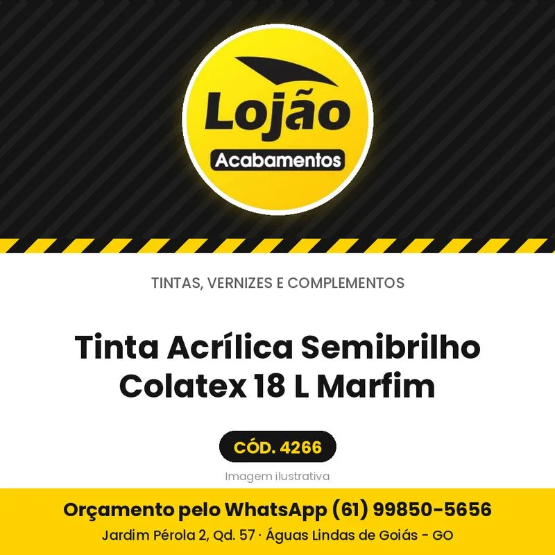 Tinta Acrílica Semibrilho Colatex 18 L Marfim