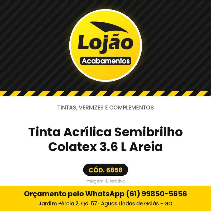 Tinta Acrílica Semibrilho Colatex 3.6 L Areia